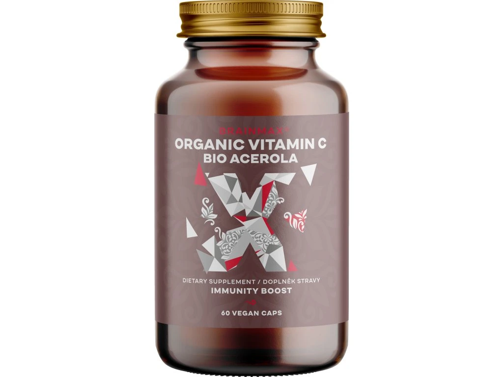 BrainMax Organic Vitamin C, 60 rostlinných kapslí