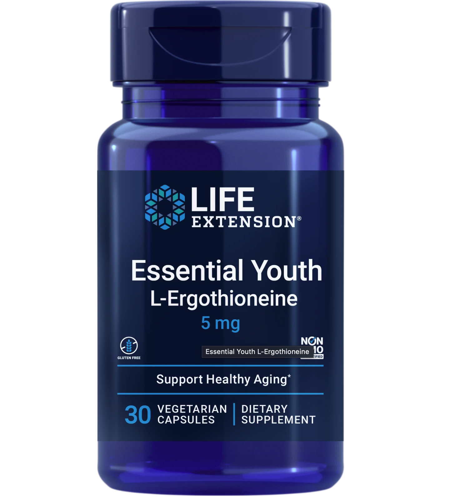 Levně Life Extension Essential Youth, L-Ergothioneine, 30 rostlinných kapslí