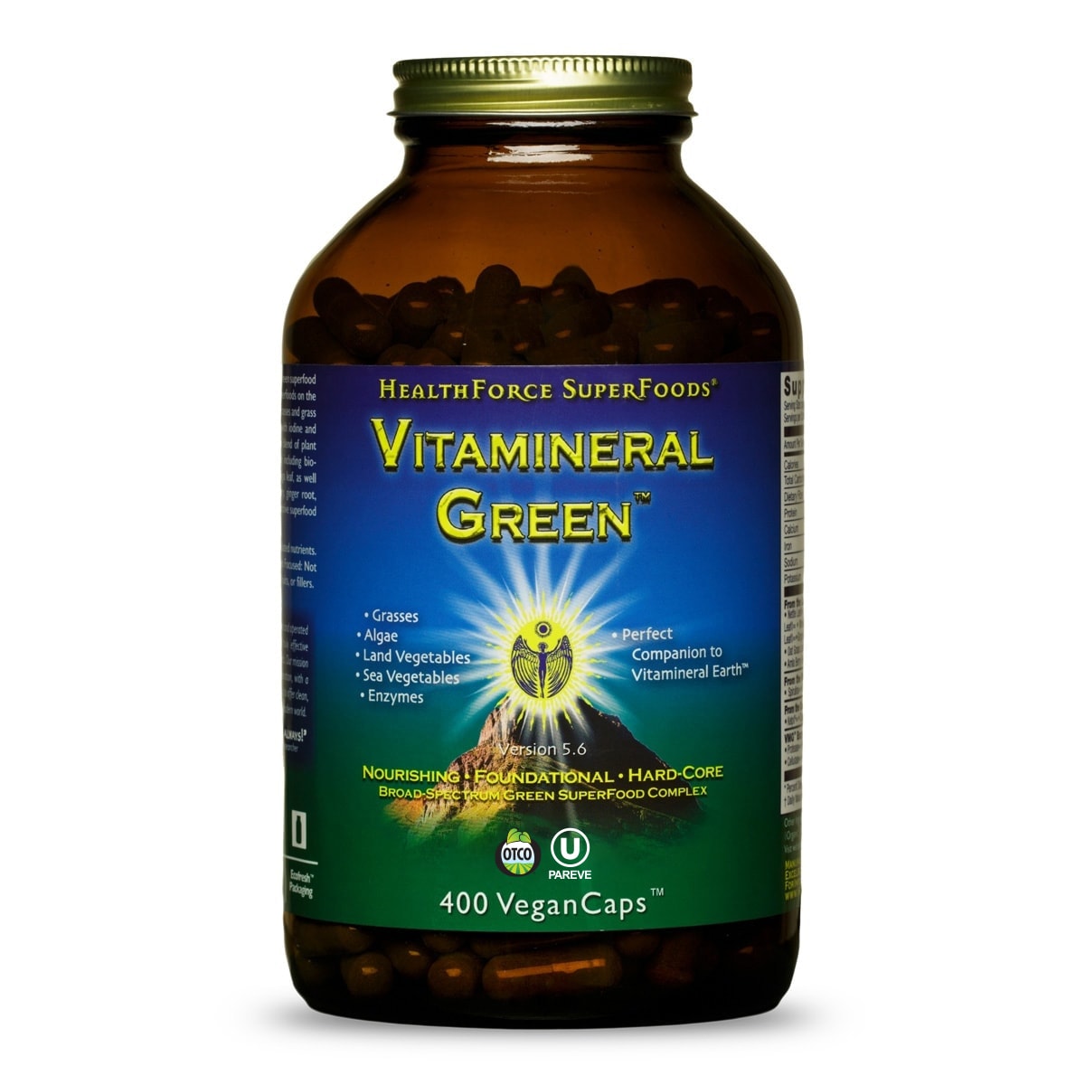 Levně HealthForce Vitamineral Green™, 400 rostlinných kapslí