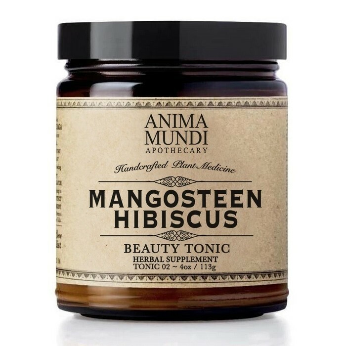 Levně Anima Mundi Mangosteen Hibiscus, Mangostan Ibišek prášek, 113 g