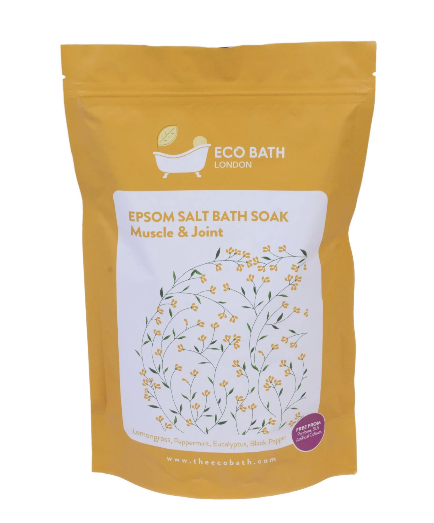 ECO BATH London ECO BATH - Epsomská sůl Muscle and joint, svaly a klouby, 1000 g