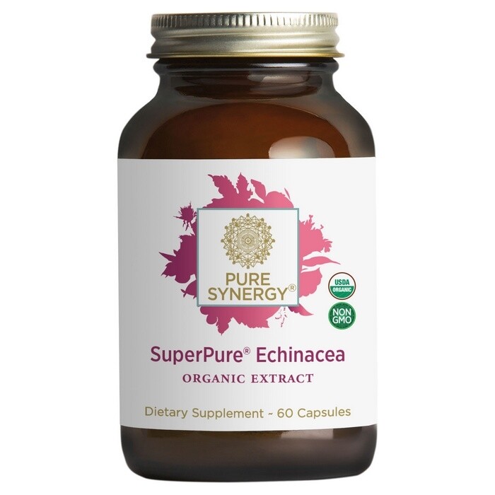 Levně Pure Synergy Organic SuperPure Echinacea, 60 rostlinných kapslí