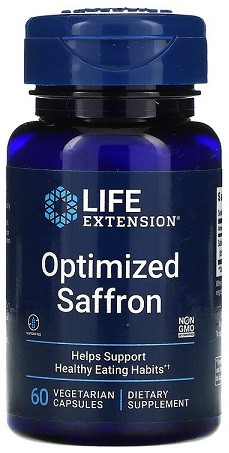 Levně Life Extension Optimized Saffron, standardizovaný extrakt ze šafránu, 60 rostlinných kapslí