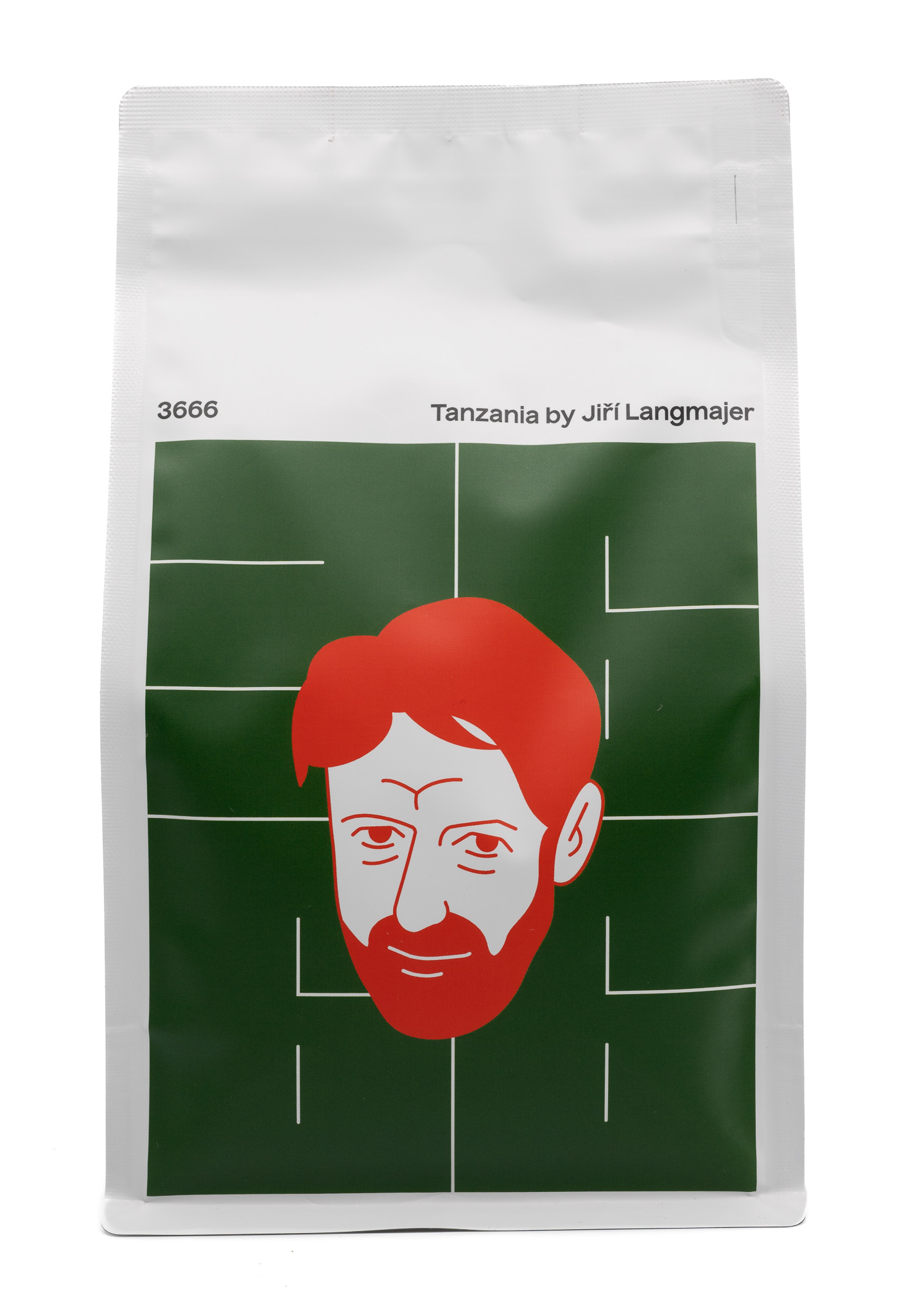 3666 by Jiří Langmajer Coffee by Jiří Langmajer - Tanzania, 500 g, Zrno Zrnková káva. Plantážová Arabica z Tanzánie.