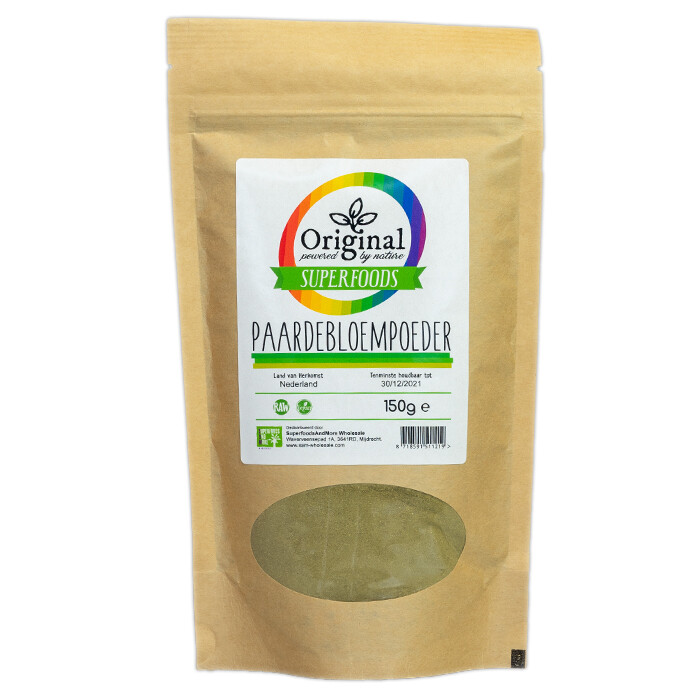 Original Superfoods, prášek z pampeliškových listů, 150 g