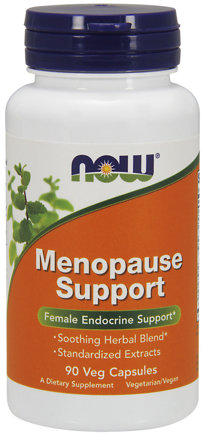 Levně Now® Foods NOW Menopause Support, podpora při menopauze, 90 rostlinných kapslí