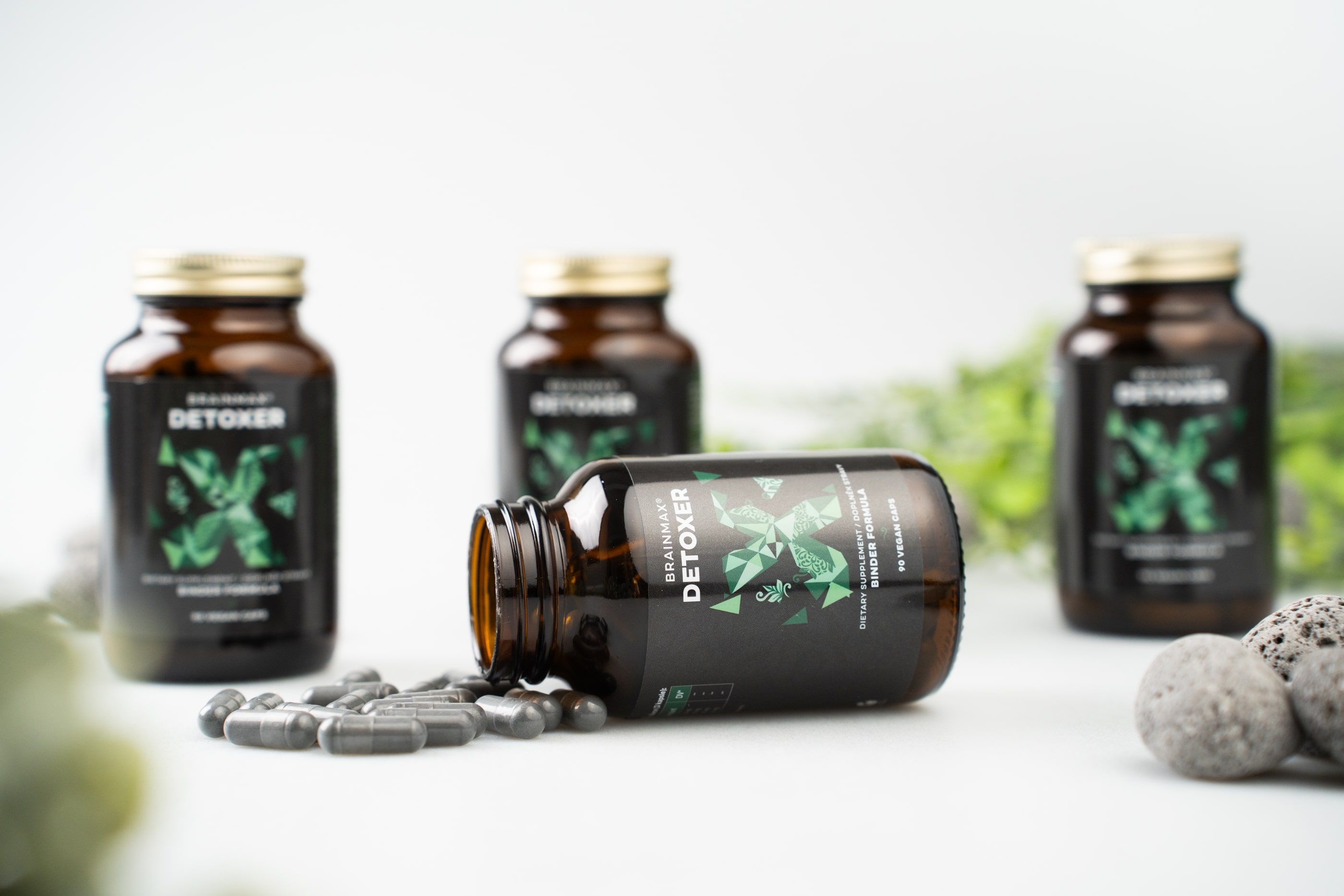 BrainMax Detoxer, 1620 mg, 60 rostlinných kapslí Obrázek