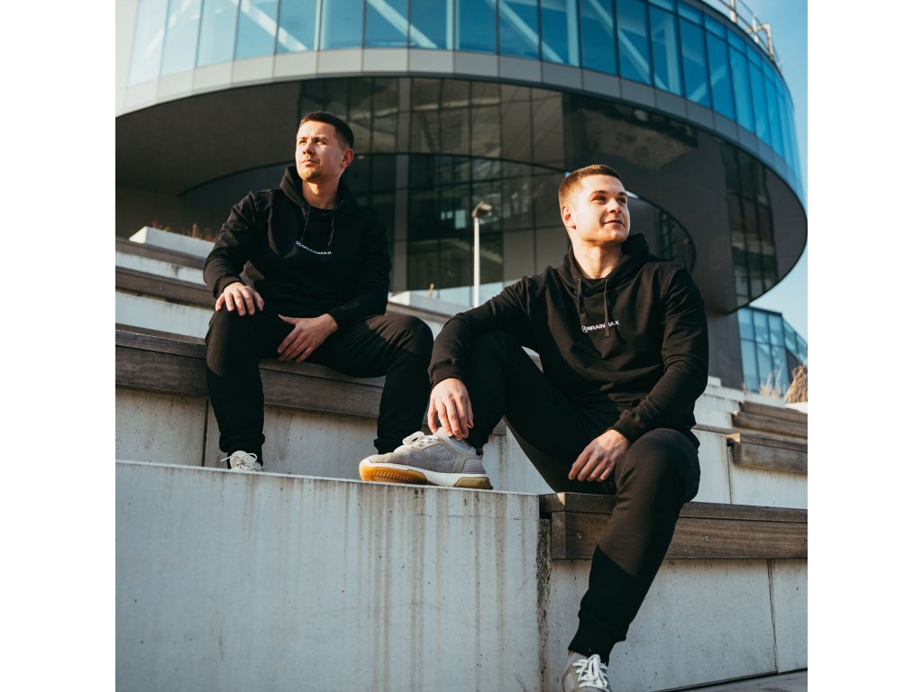 BrainMax mikina z BIO bavlny, unisex, černá Velikost: S Obrázek