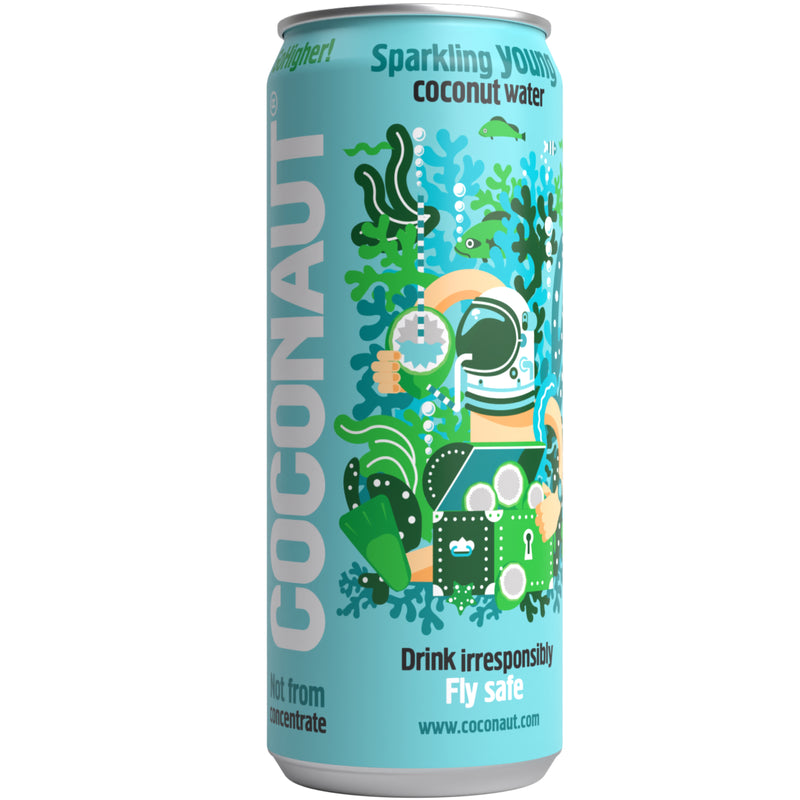 Coconaut Pure Young Coconut Water, sycená kokosová voda, 320 ml Obrázek