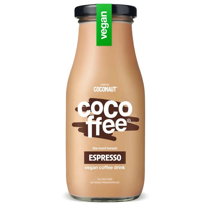 Levně Coconaut Cocoffee Espresso, kokosová voda s kávou, 280 ml