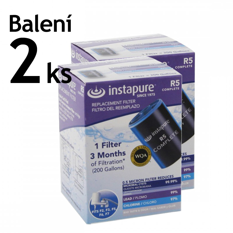 Náhradní filtrační vložky Instapure R5, sada 2ks Obrázek