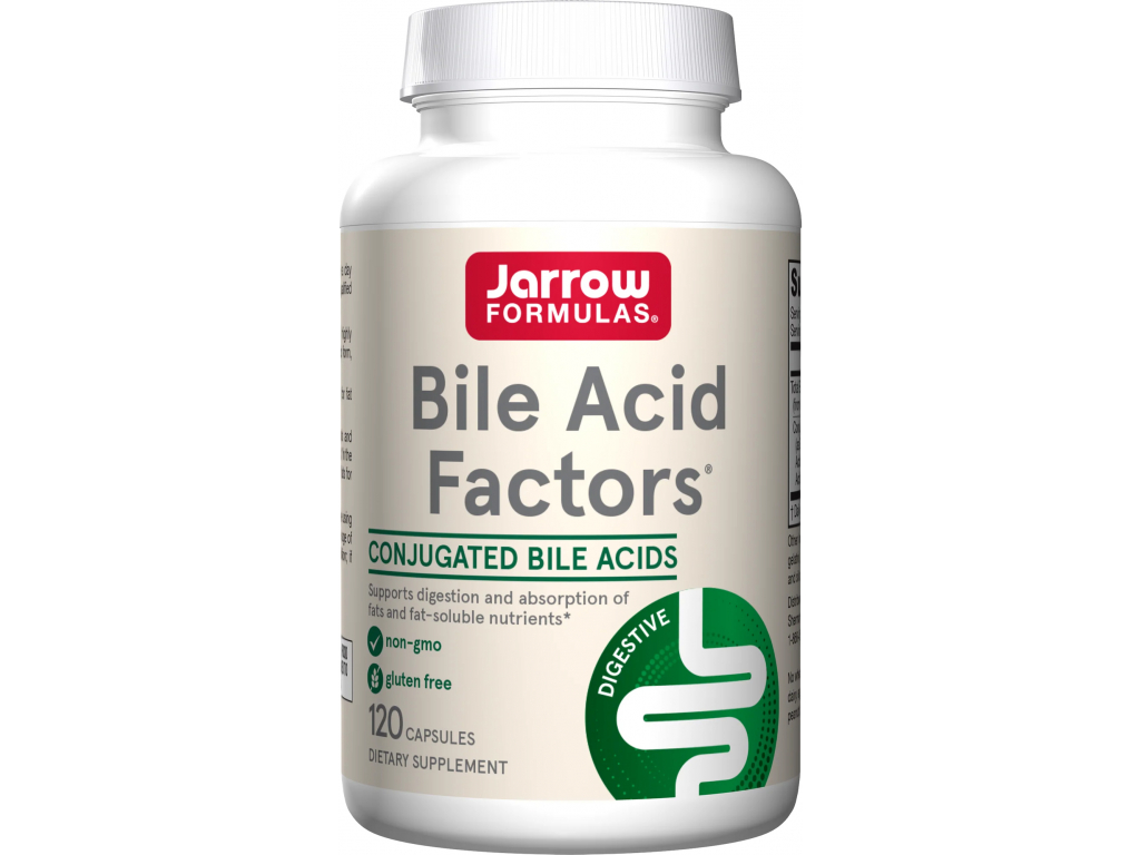 Levně Jarrow Formulas Jarrow Bile Acid Factors, žlučové kyseliny, 120 kapslí