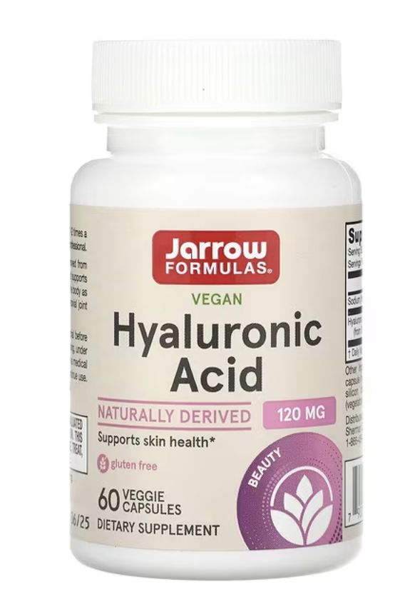 Levně Jarrow Formulas, Hyaluronic Acid, kyselina hyaluronová, 120 mg, 60 kapslí