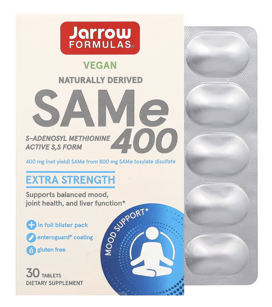 Levně Jarrow Formulas SAMe, 400 mg, 30 tablet