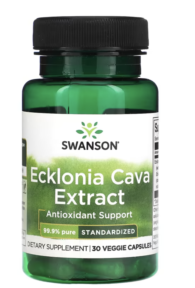 Swanson Ecklonia Cava Extract, 30 rostlinných kapslí Doplněk stravy