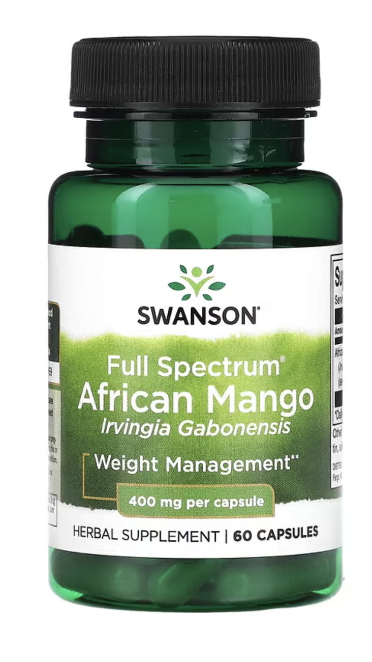 Levně Swanson Full Spectrum African Mango (Irvingia Gabonensis), 400 mg, 60 kapslí Doplněk stravy