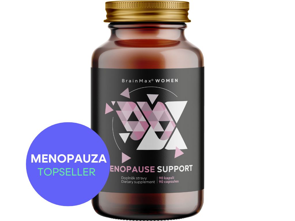 BrainMax Women Menopause Support, podpora při menopauze, 90 rostlinných kapslí Obrázek