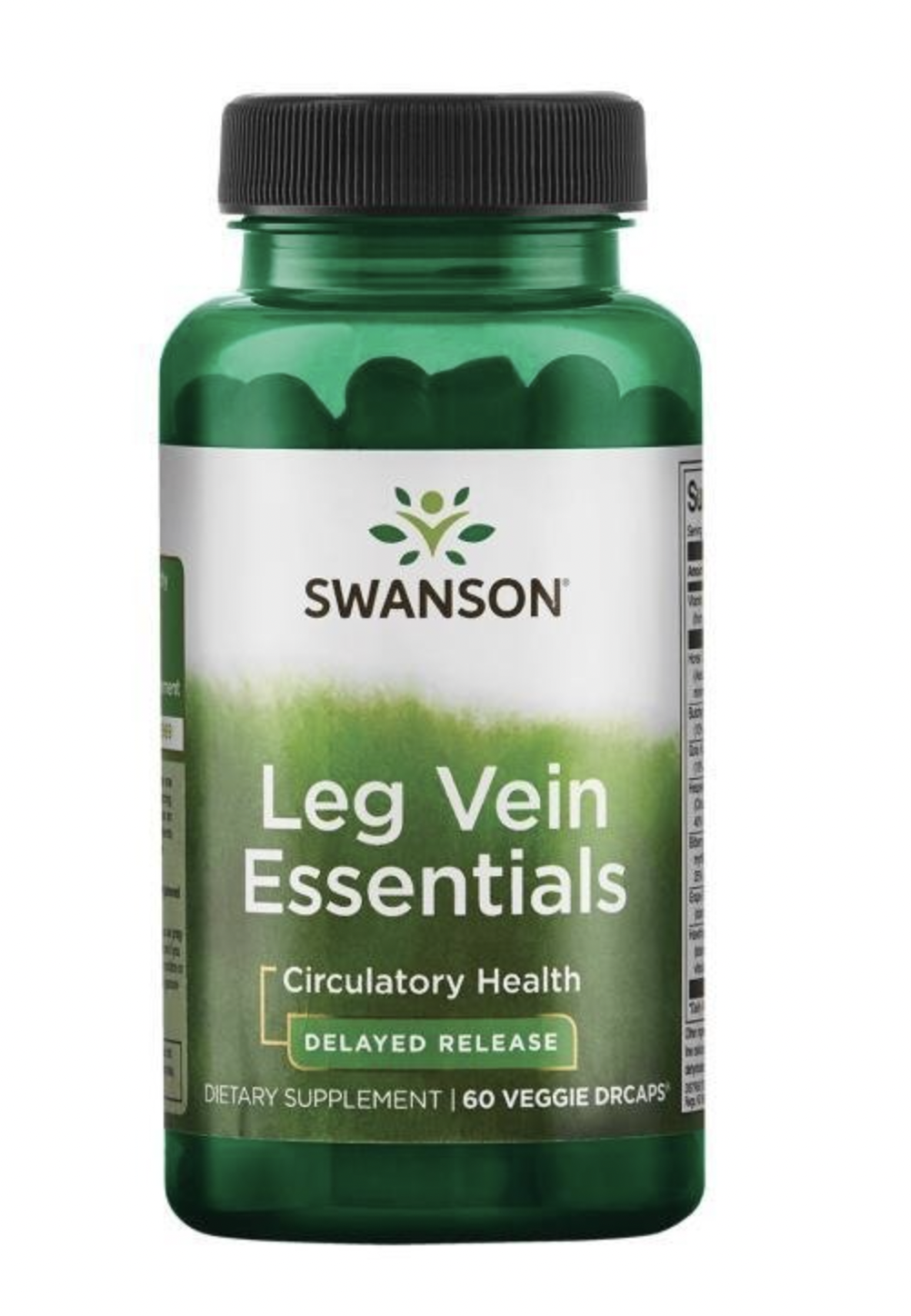 Levně Swanson Leg Vein Essentials, podpora žil a cév, 60 rostlinných kapslí Doplněk stravy