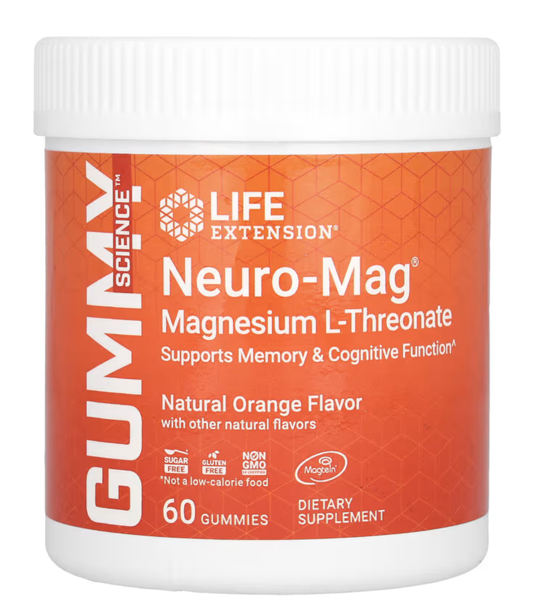 Life Extension Neuro-Mag® Magnesium L-Threonate (magnesium L-treonát), 60 gumových bonbónů Doplněk stravy