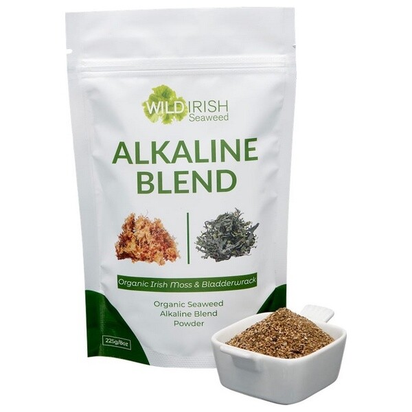 Wild Irish Alkaline Blend, alkalická směs z divokých Irských mořských řas, 225 g Doplněk stravy