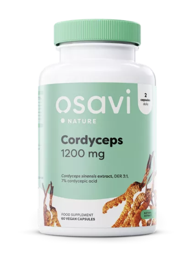 Levně Osavi Cordyceps, 1200 mg, 60 rostlinných kapslí