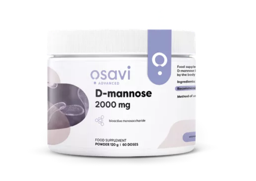 Osavi D-Manosse Powder, D-manóza prášek, 2000 mg, 120 g