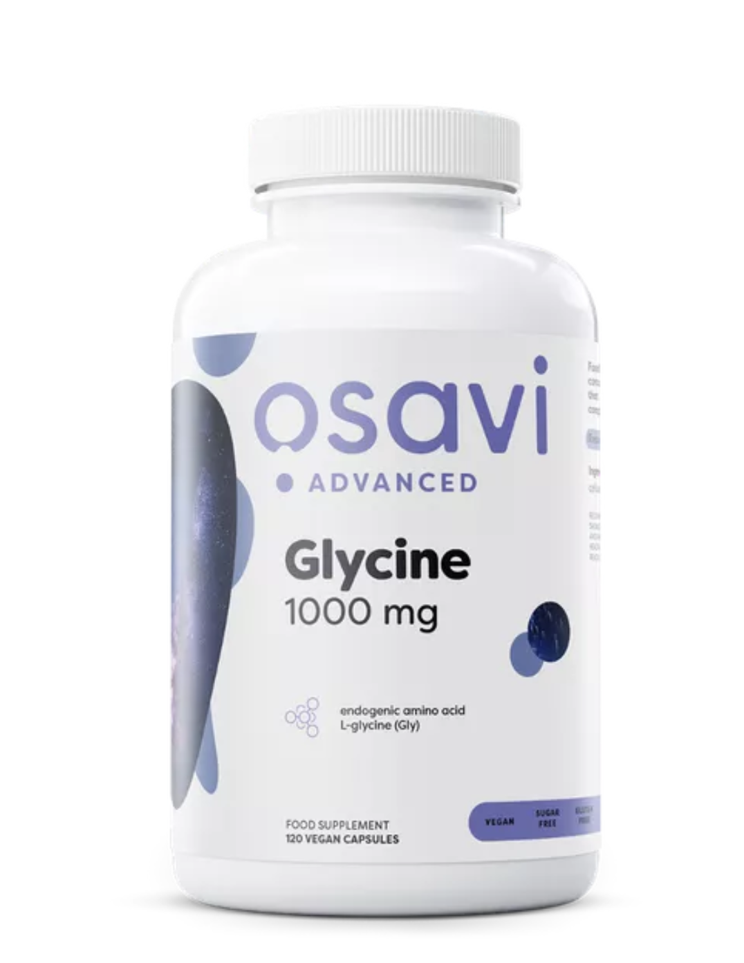 Osavi Glycine, glycin, 1000 mg, 120 rostlinných kapslí