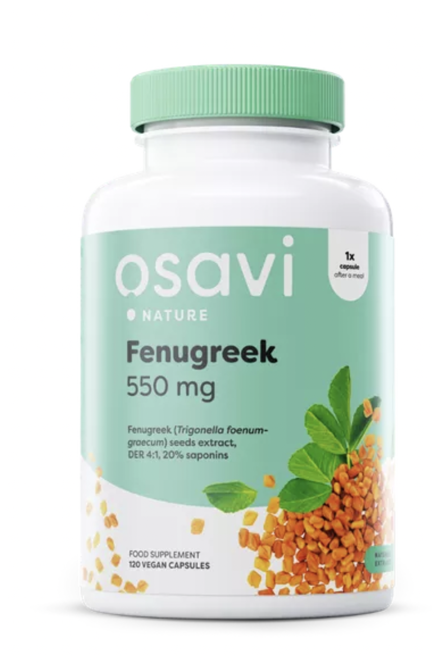 Levně Osavi Fenugreek, pískavice řecké seno, 550 mg, 60 rostlinných kapslí