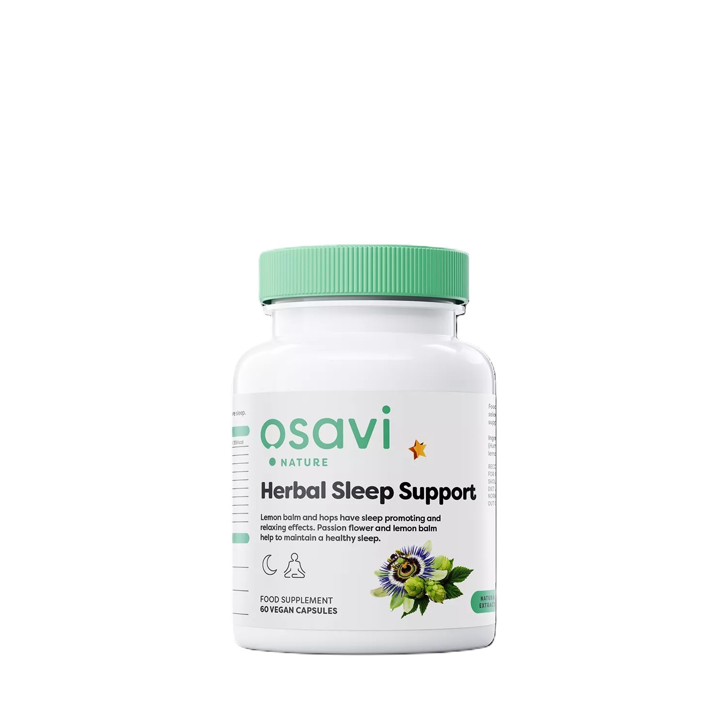 Levně Osavi Herbal Sleep Support, bylinná podpora spánku, 60 vegan kapslí Doplněk stravy