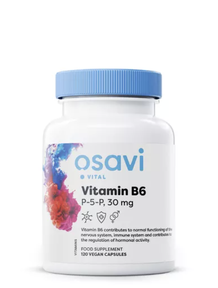 Levně Osavi Vitamin B6 (P-5-P), 30 mg, 60 rostlinných kapslí Doplněk stravy