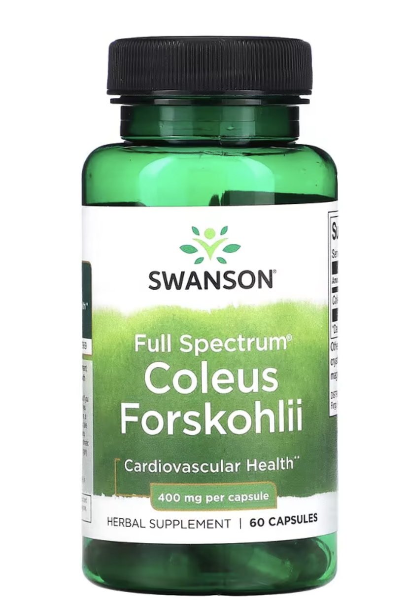 Levně Swanson Full Spectrum Coleus Forskohlii, 400 mg, 60 kapslí