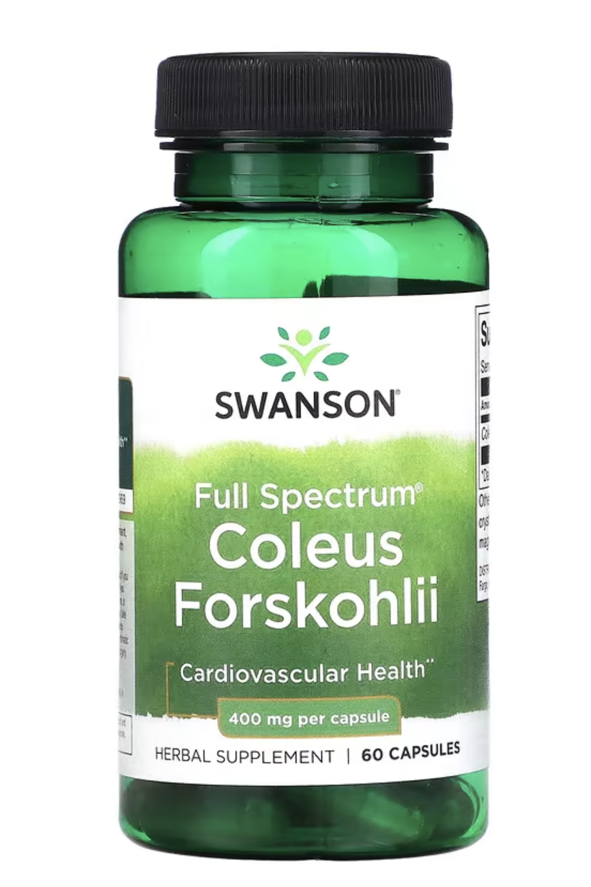 Swanson Full Spectrum Coleus Forskohlii, 400 mg, 60 kapslí