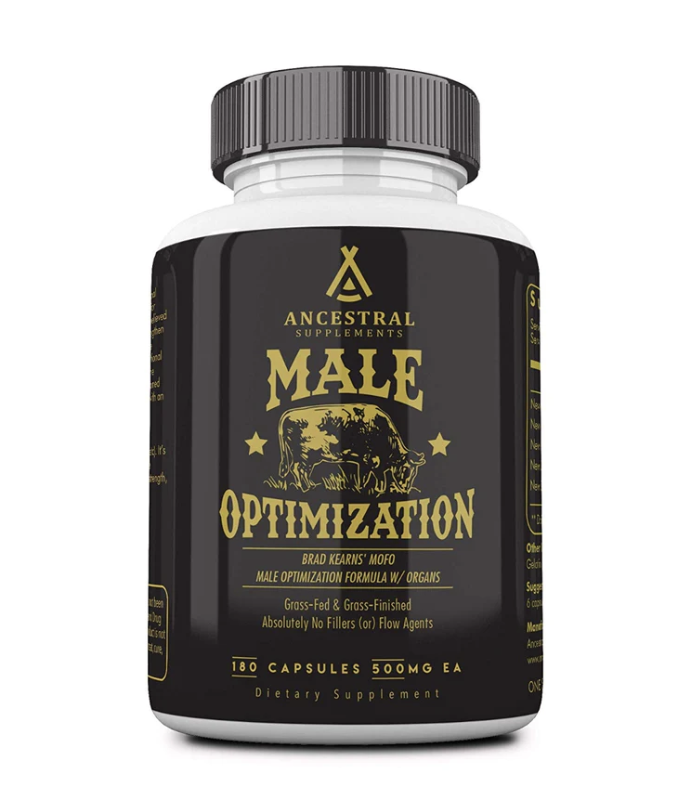 Levně Ancestral Supplements, Male Optimization, MOFO, zdraví mužů, 180 kapslí, 30 dávek Doplněk stravy