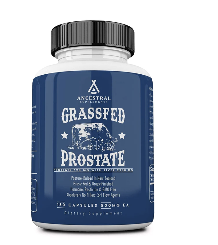 Levně Ancestral Supplements, Grass-fed Beef Prostate, zdraví prostaty, 180 kapslí, 30 dávek Doplněk stravy