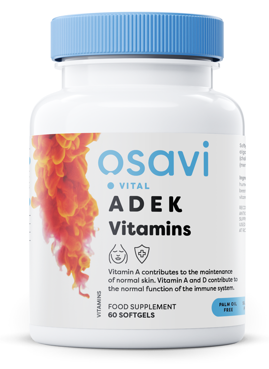 Levně Osavi Vitamíny ADEK, 60 softgel kapslí Doplněk stravy