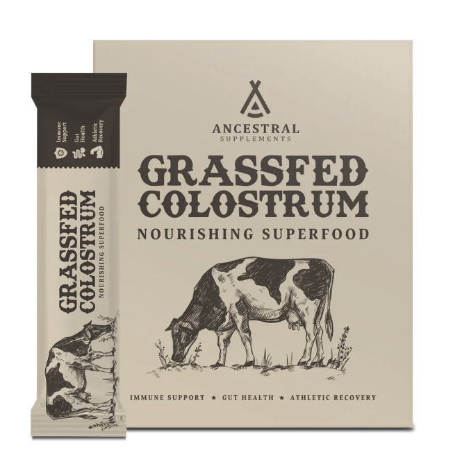 Levně Ancestral Supplements, Grass-fed Beef Colostrum, kravské kolostrum, 30 sáčků Doplněk stravy