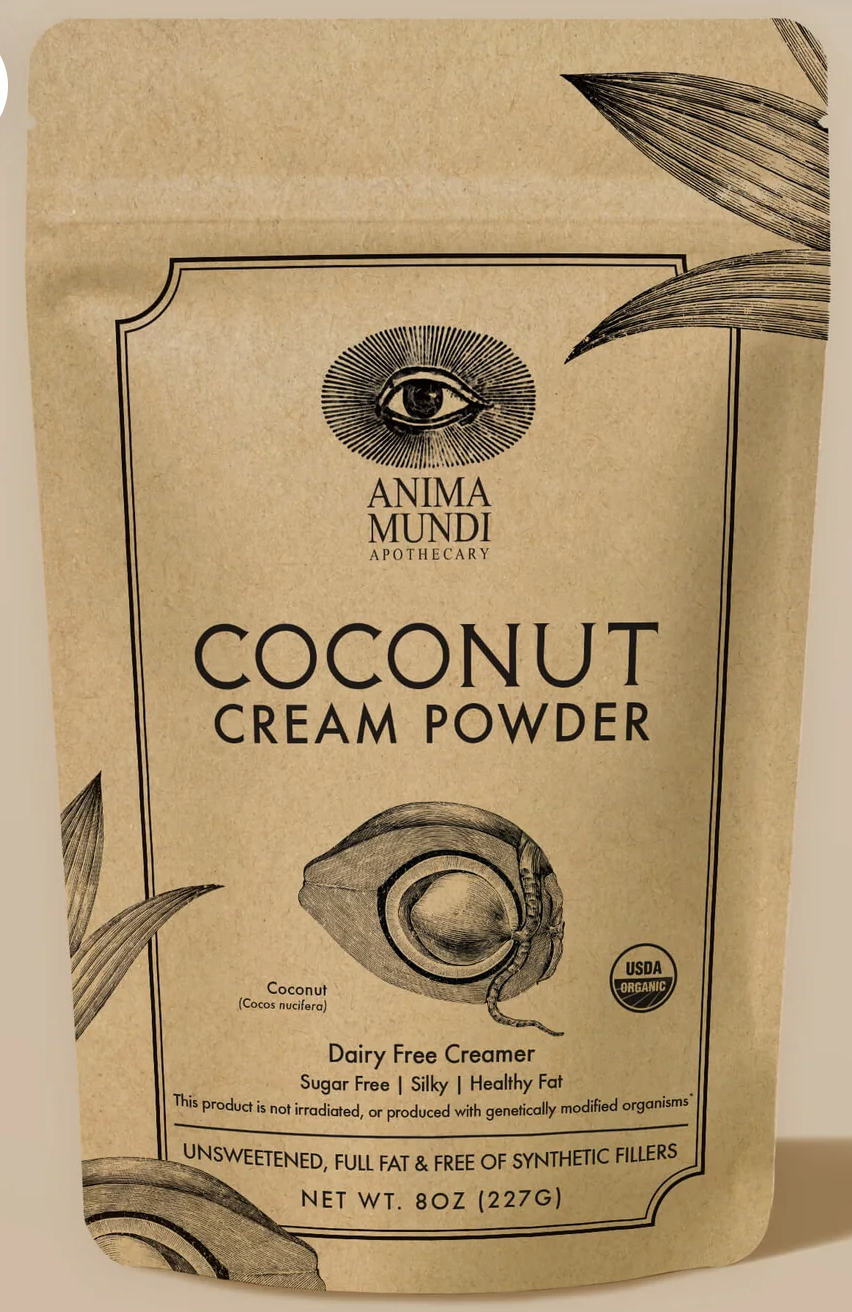 Levně Anima Mundi Coconut Cream, kokosová smetana v prášku bez obsahu mléka, 227 g