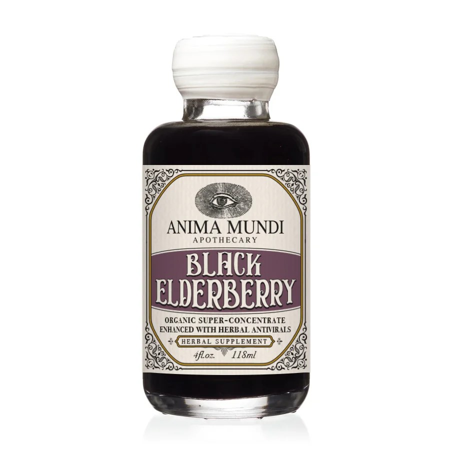 Levně Anima Mundi Black Elderberry, elixír z černého bezu, BIO, 118 ml Doplněk stravy