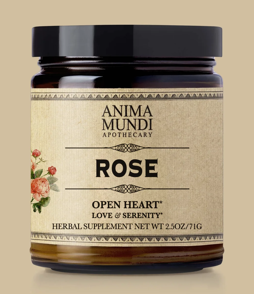 Anima Mundi Rose, Růže, prášek, 71 g Doplněk stravy