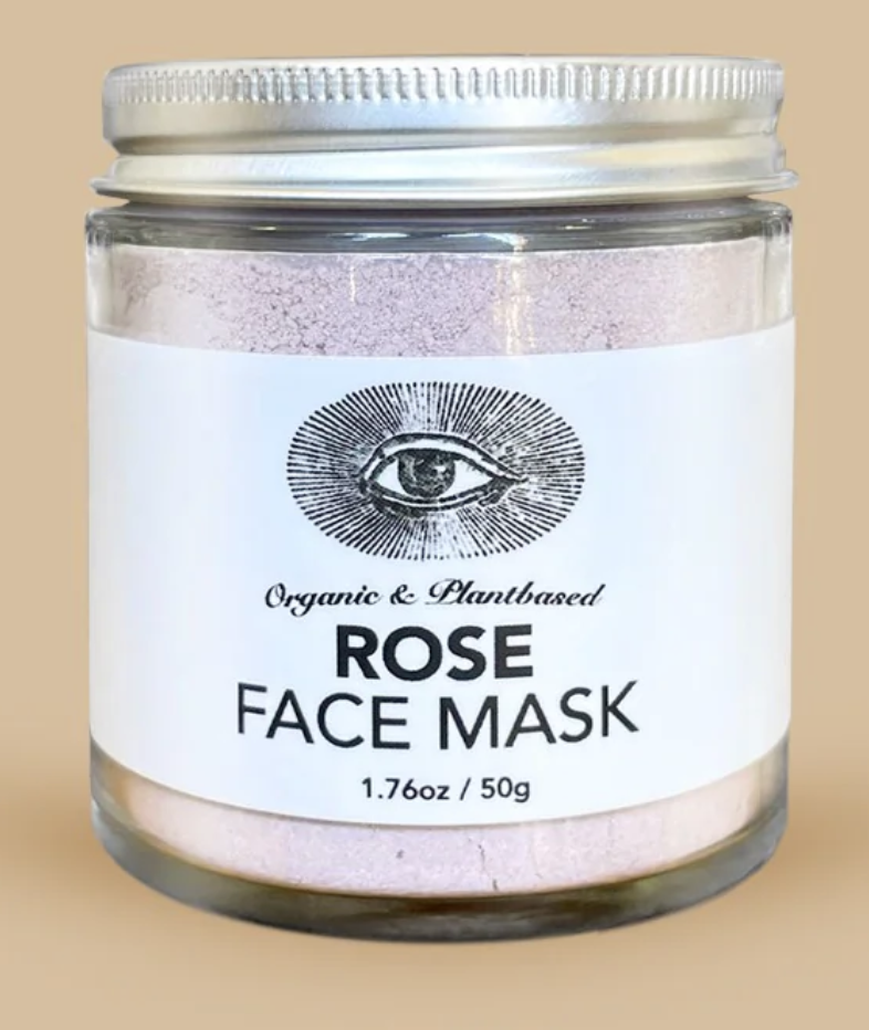 Levně Anima Mundi Rose Face Mask, pleťová maska na obličej z růže, prášek, 50 g