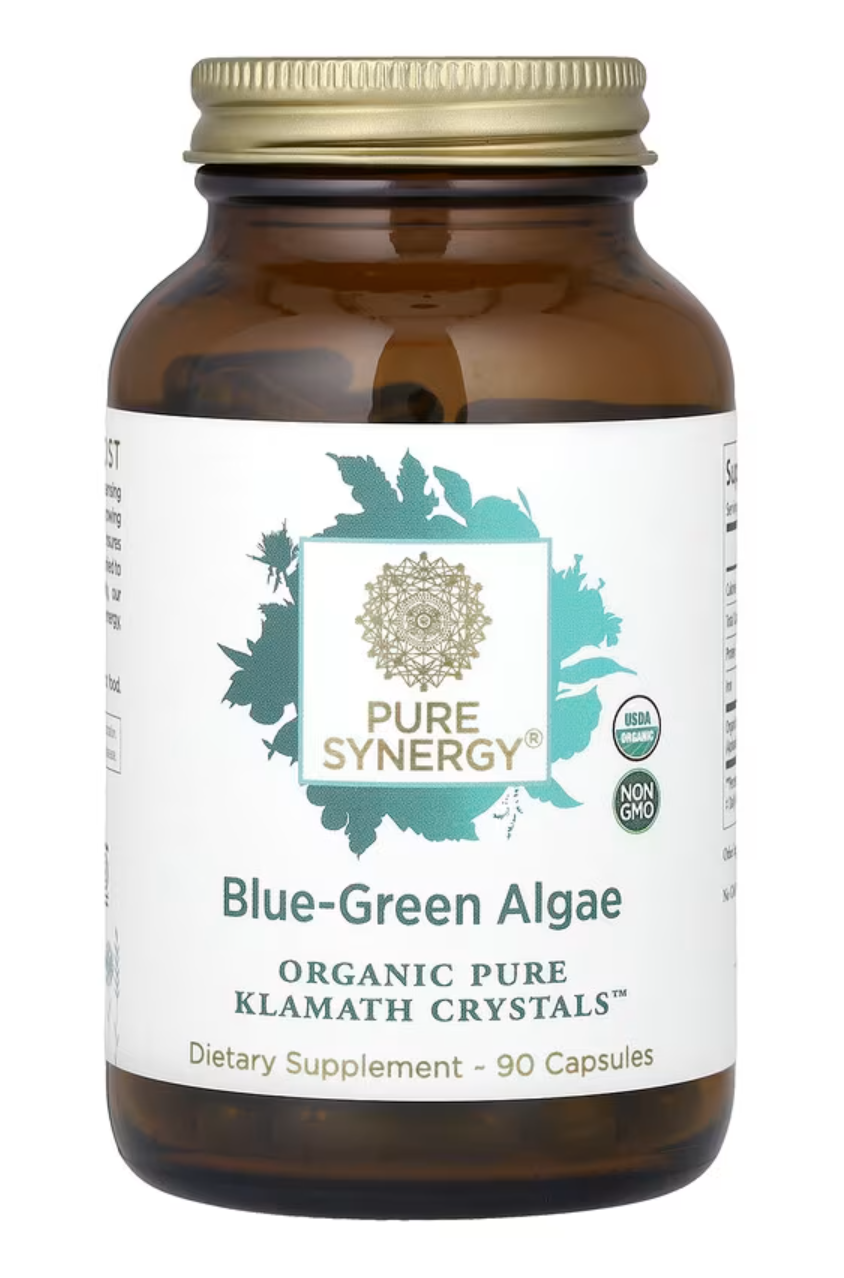 Pure Synergy Blue-Green Algae, modrozelené řasy, 90 rostlinných kapslí Doplněk stravy