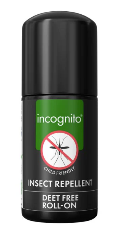 Incognito Insect Repellent Roll-on, repelentní kuličkový deodorant proti komárům, 50 ml