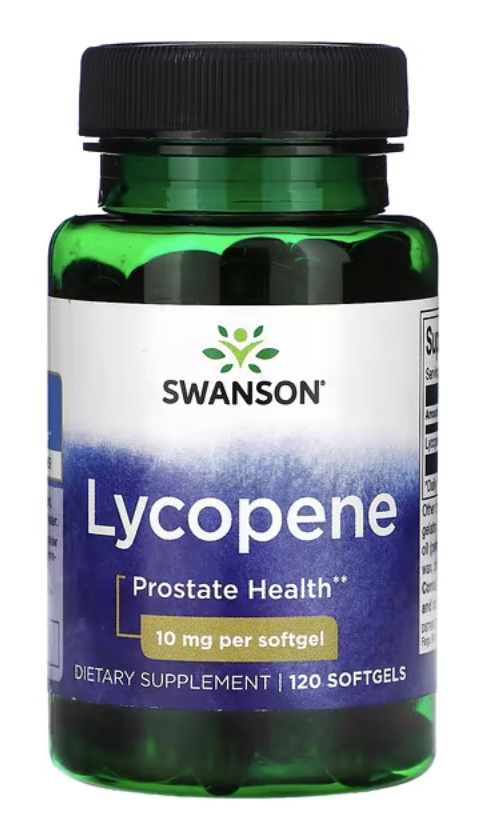 Swanson Lycopene, Lykopen, 10 mg, 120 kapslí Doplněk stravy