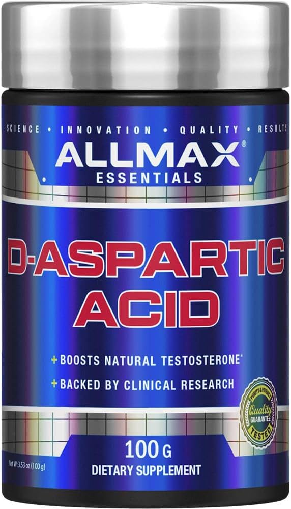 AllMax Nutrition AllMax D-Aspartic Acid, Kyselina D-asparagová, 100 g Doplněk stravy
