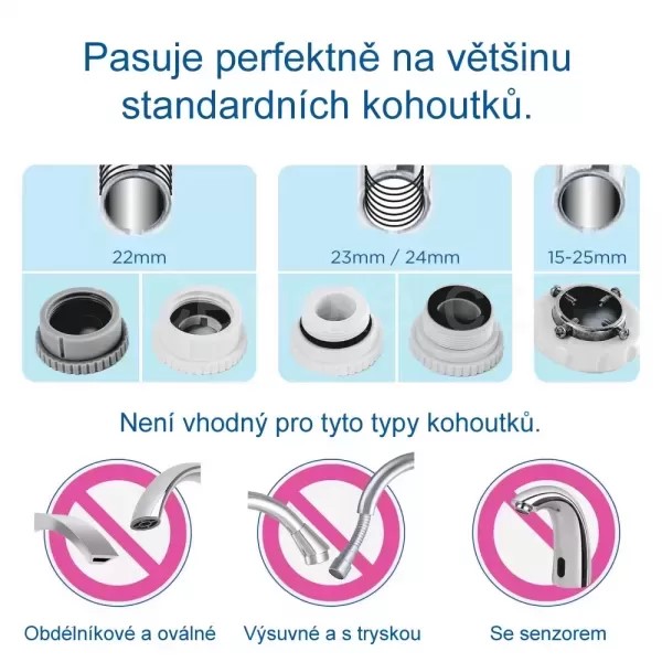Vodní filtr na kohoutek Brita On Tap V bez displeje Obrázek