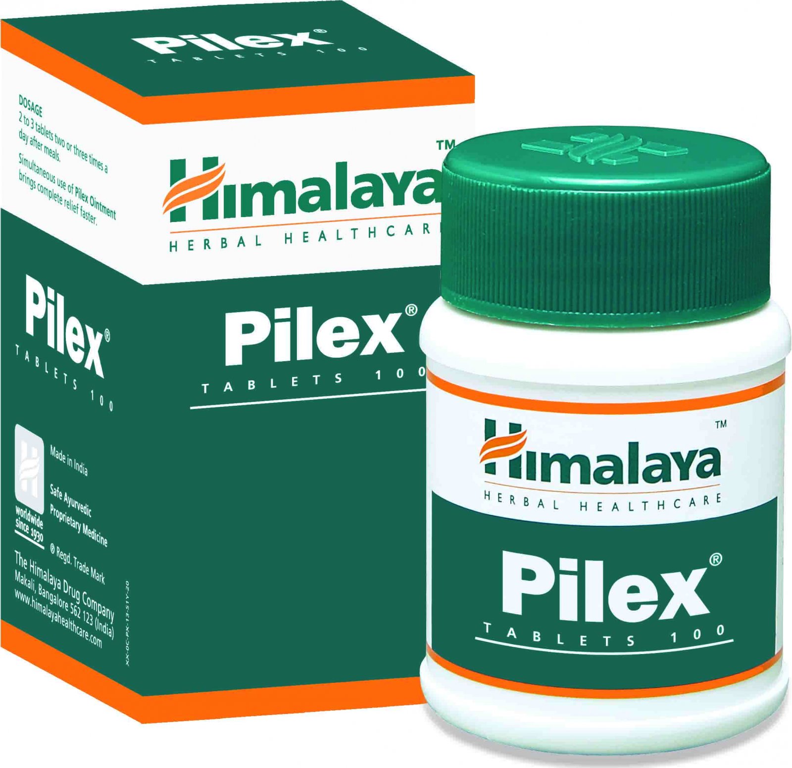 Himalaya Herbals Himalaya Pilex, komplex bylin, 100 tablet Obrázek