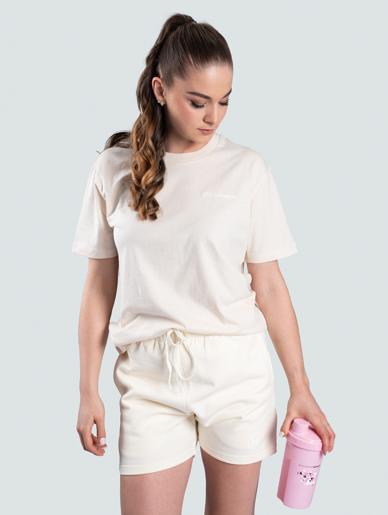 BrainMax Creator 2.0, unisex béžové triko, lehké, BIO bavlna Velikost: S Obrázek