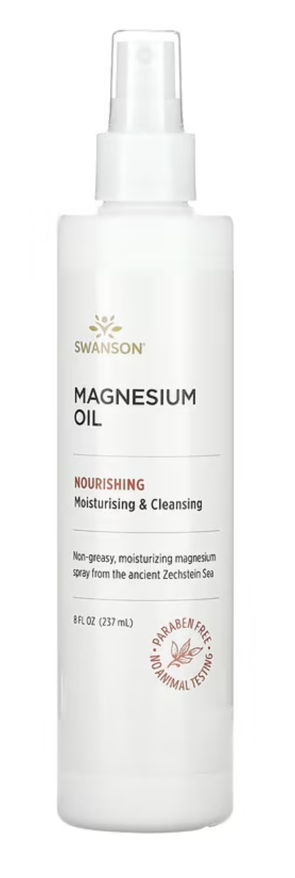 Swanson Magnesium Oil, magnesium ve spreji, 237 ml