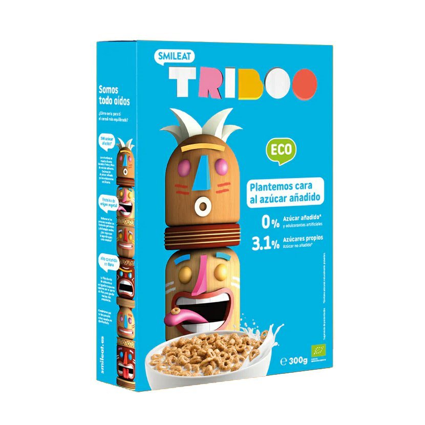 Smileat BIO cereální kroužky bez přidaného cukru 300g Obrázek