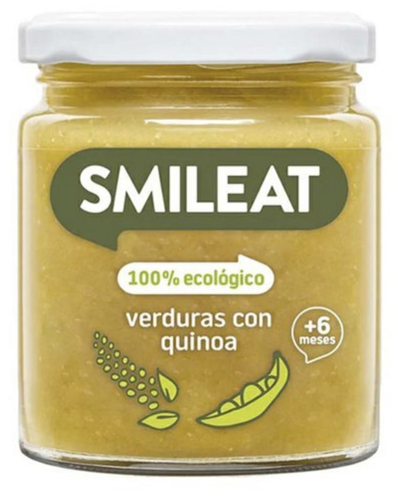 Smileat příkrm quinoa se zeleninou s extra panenským olivovým olejem, 6M+, BIO, 230 g Obrázek